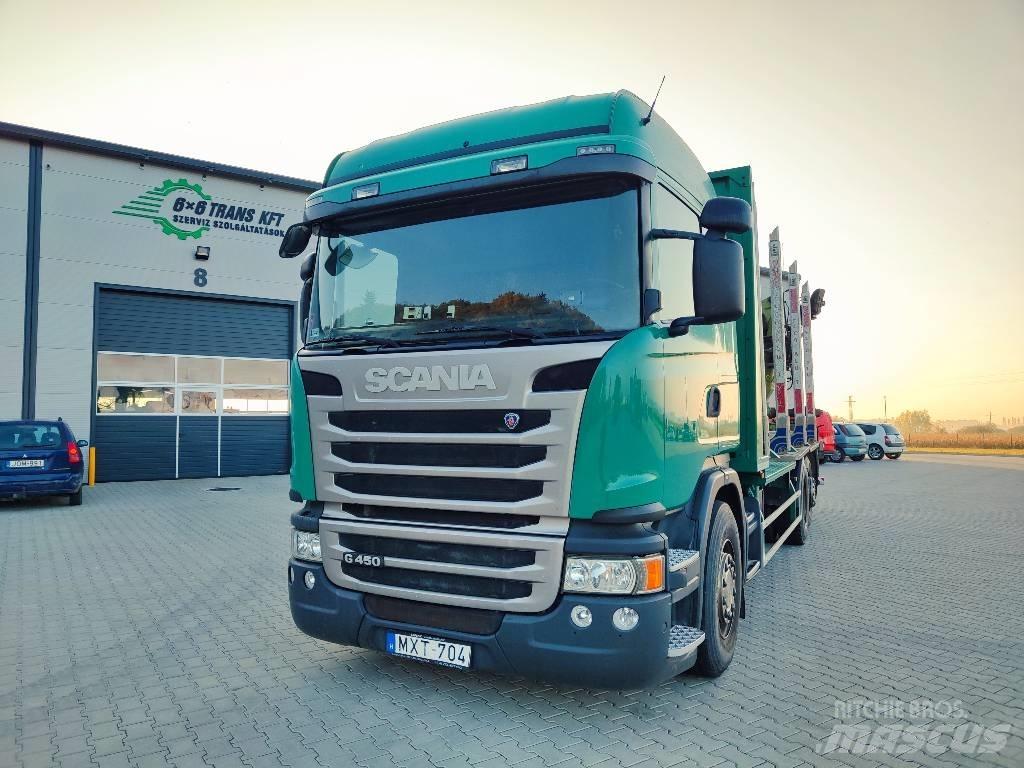 Scania G 450 Camion trasporto legname