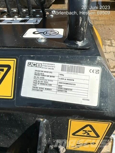 JCB HTD5 mit Tritt Mini dumper