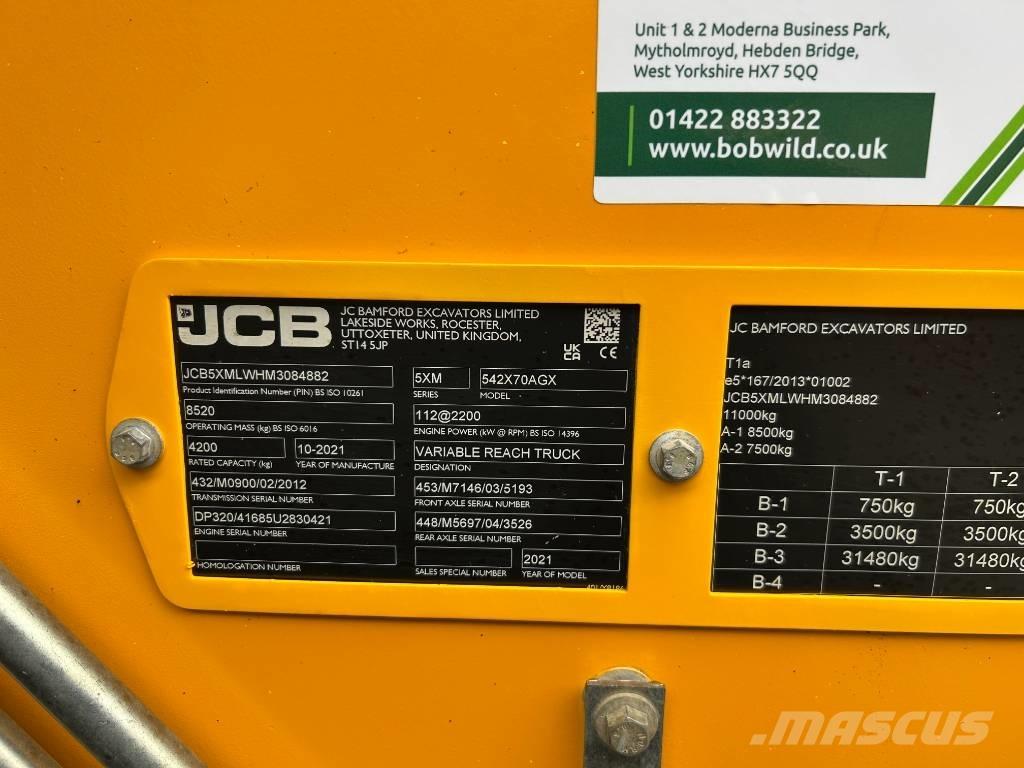 JCB 542-70 Agri Xtra Sollevatori telescopici per agricoltura