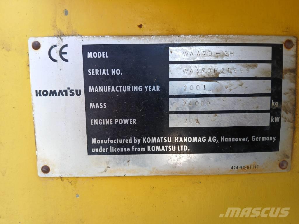Komatsu WA 470-3H Pale gommate