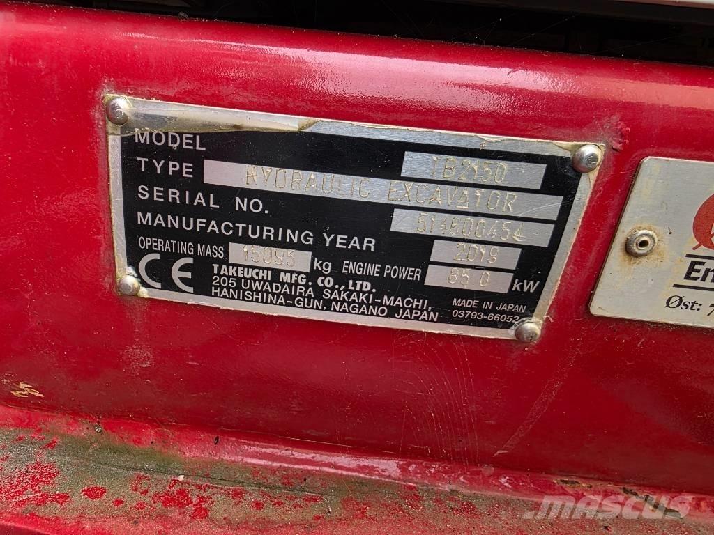 Takeuchi TB 2150 Escavatori cingolati