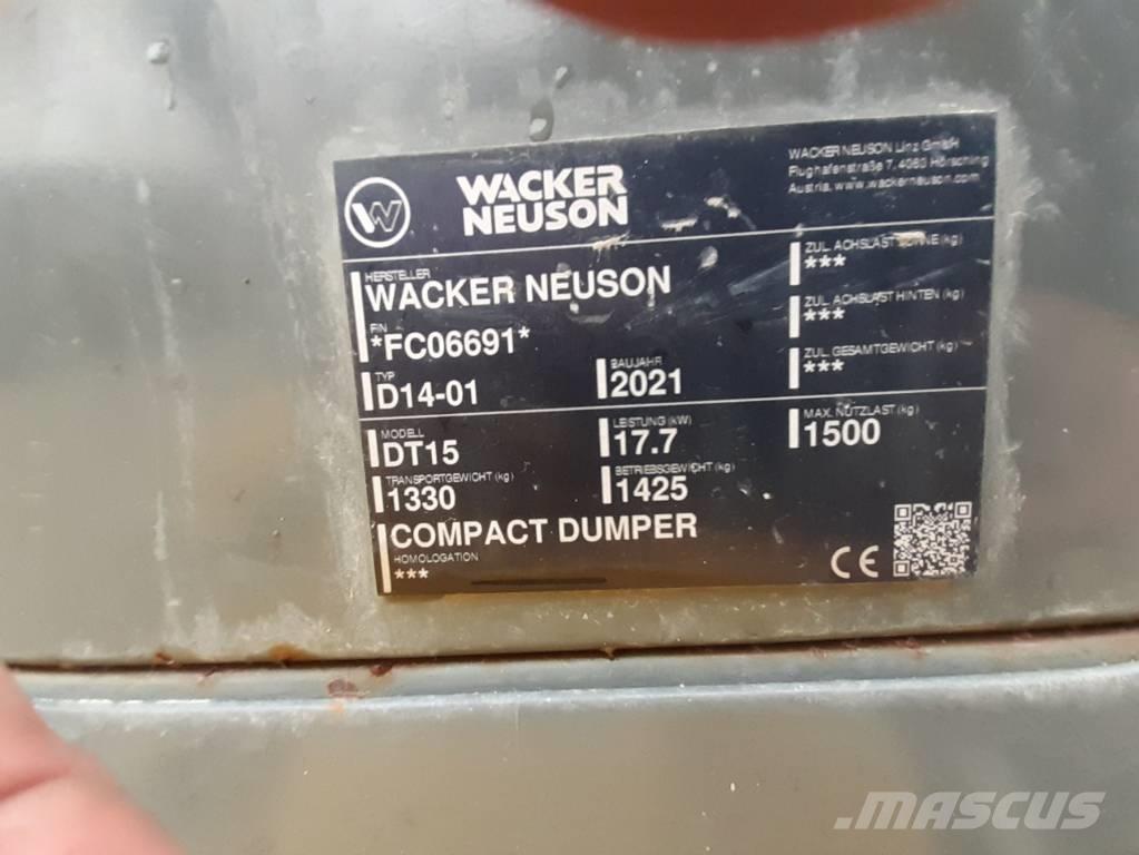 Wacker Neuson DT15 Dumper cingolati