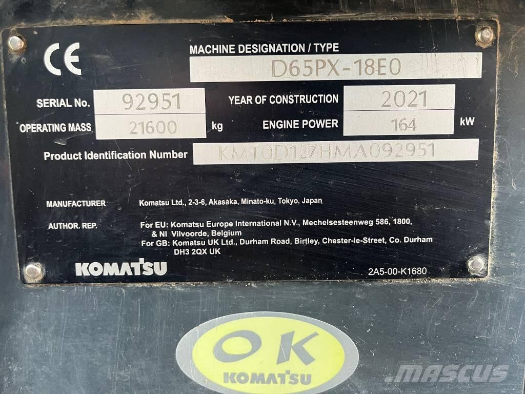 Komatsu D65PX-18E0 Dozer cingolati