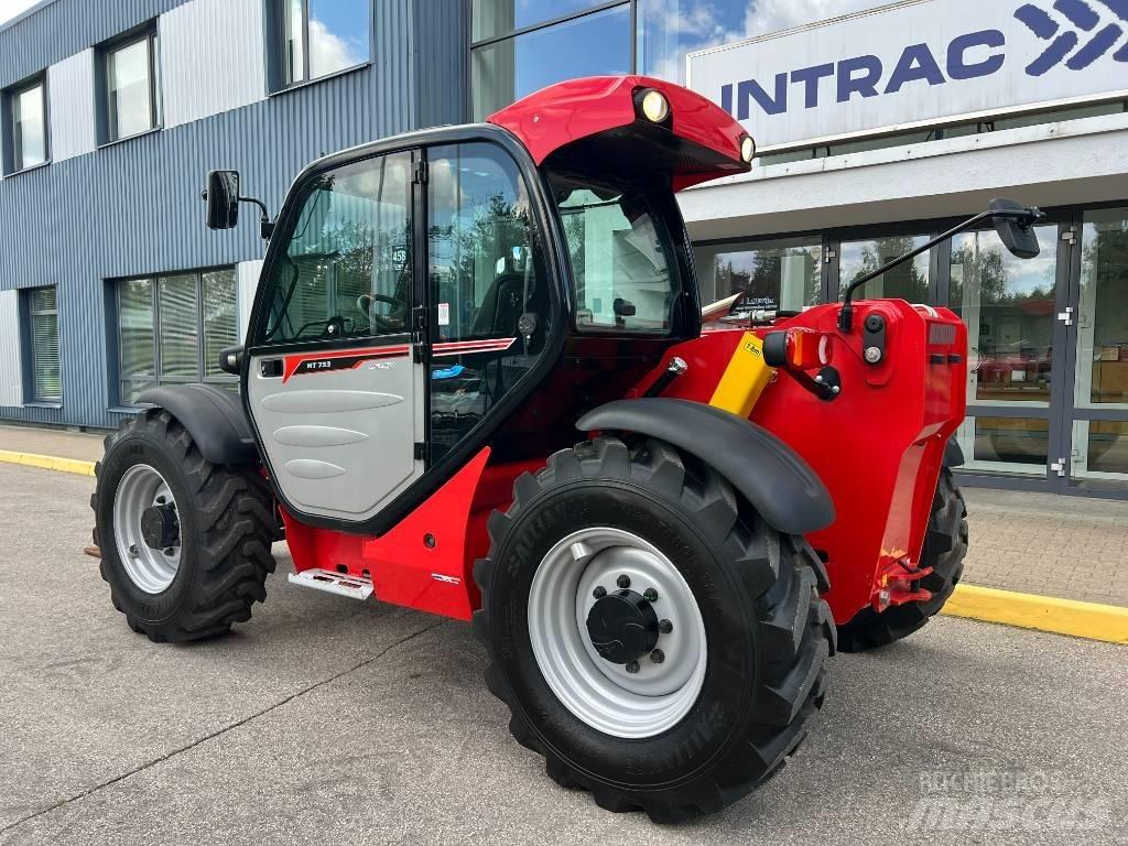 Manitou MT 733 Easy Pale gommate telescopiche