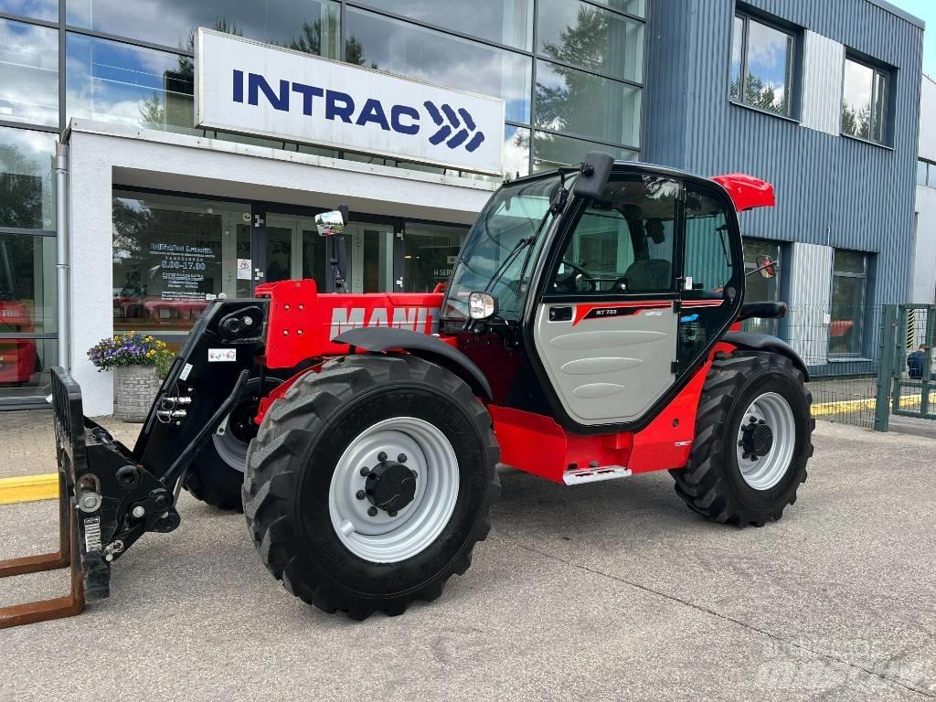 Manitou MT 733 Easy Pale gommate telescopiche