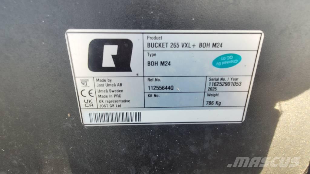 Quicke VXL+ 265 Accessori per pale frontali