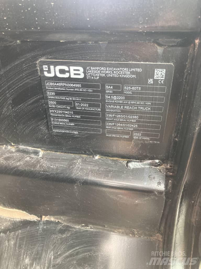 JCB 525-60 Sollevatori telescopici