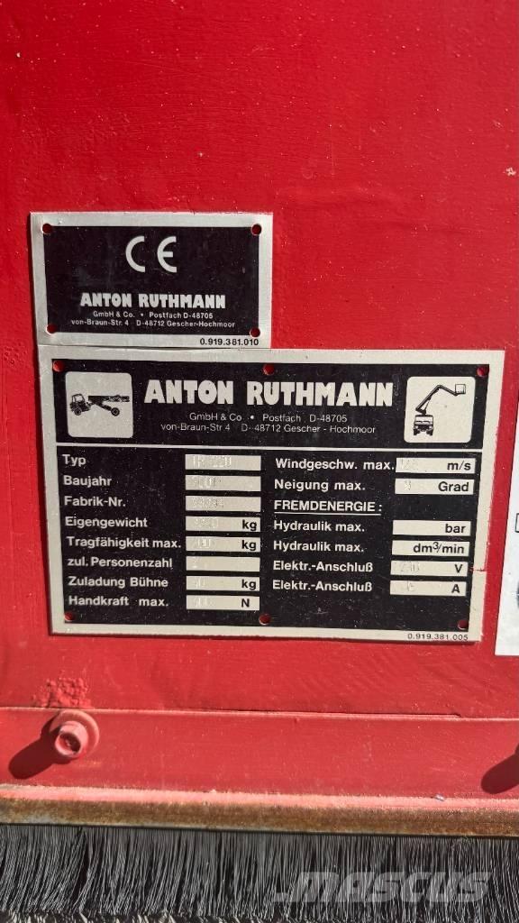 Ruthmann TR220 Piattaforme a braccio telescopico
