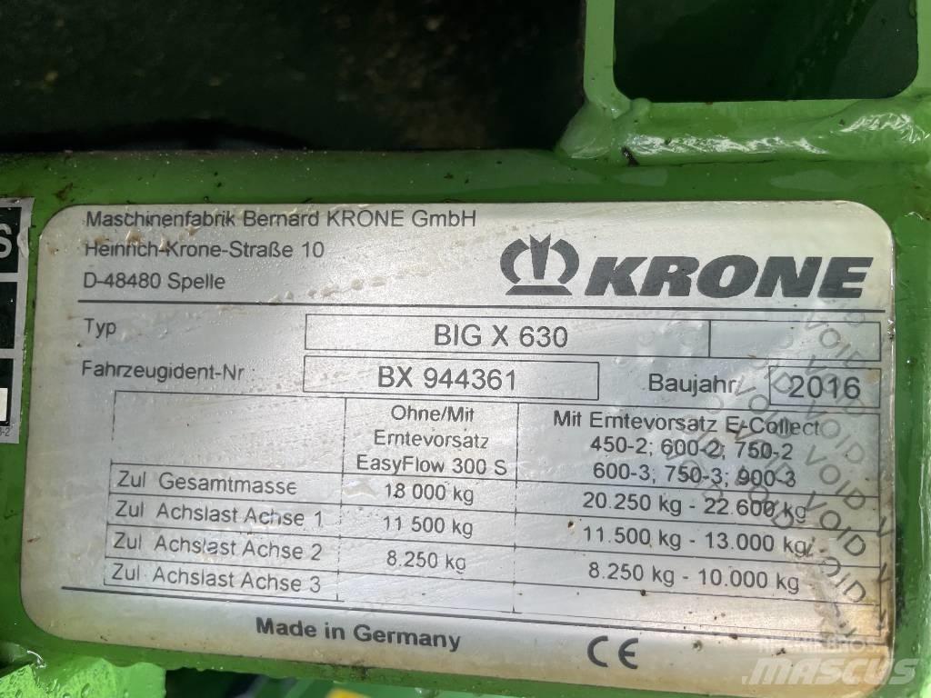 Krone Big X 630 Trince semoventi