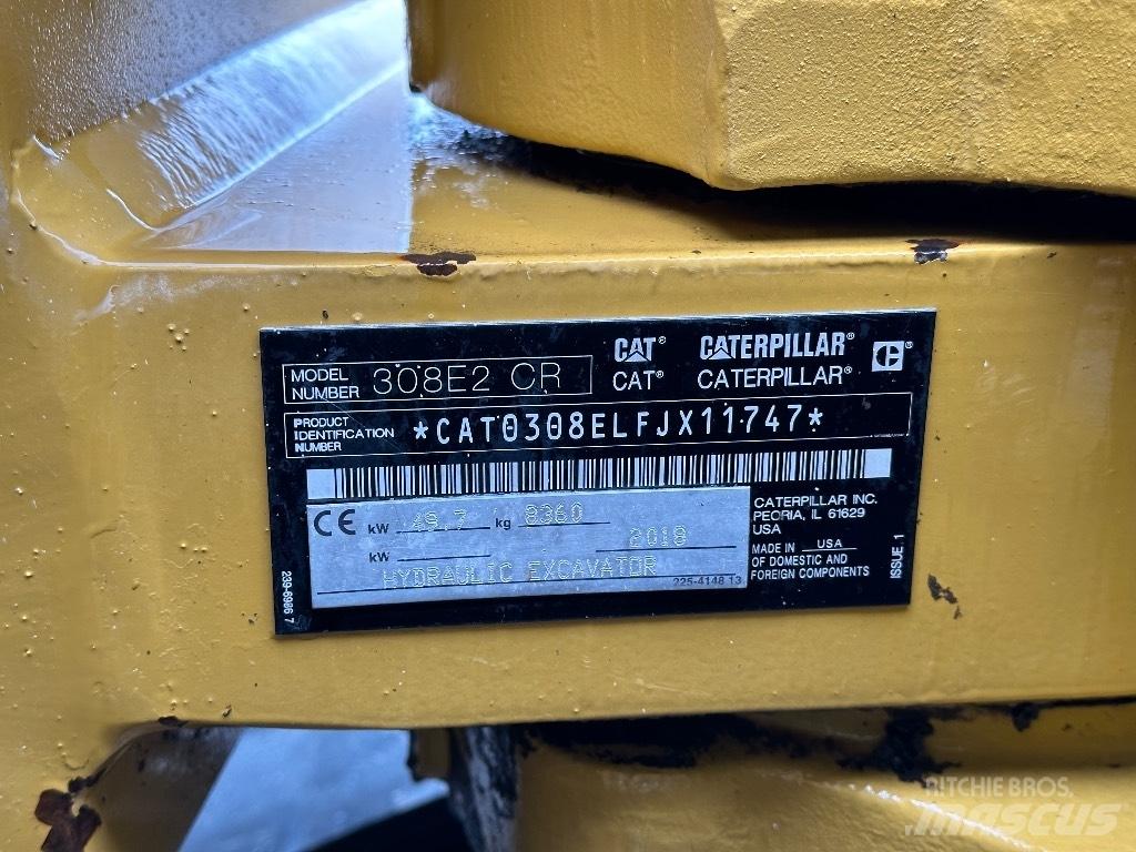 CAT 308E2 CR Escavatori medi 7t - 12t