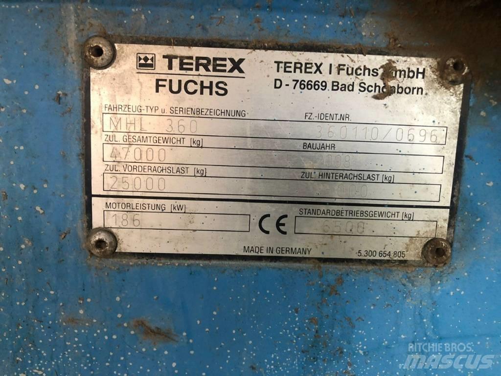 Terex Fuchs MHL 360 Escavatori gommati