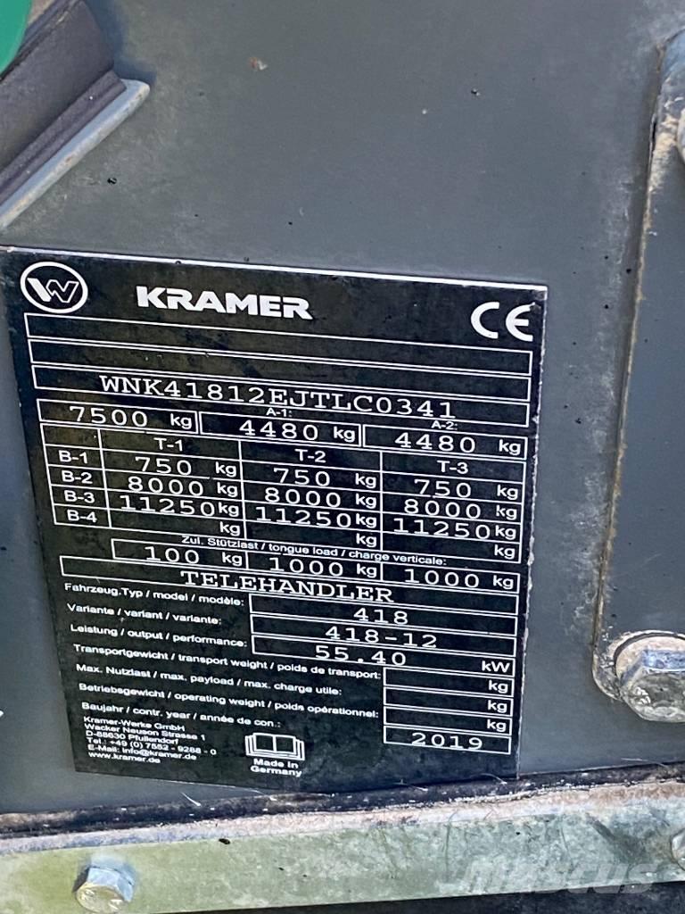 Kramer KT 276 Sollevatori telescopici per agricoltura