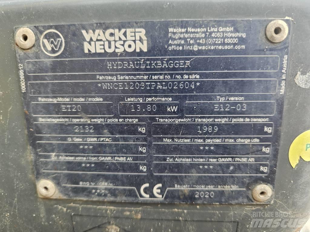 Wacker Neuson ET 20 Miniescavatori