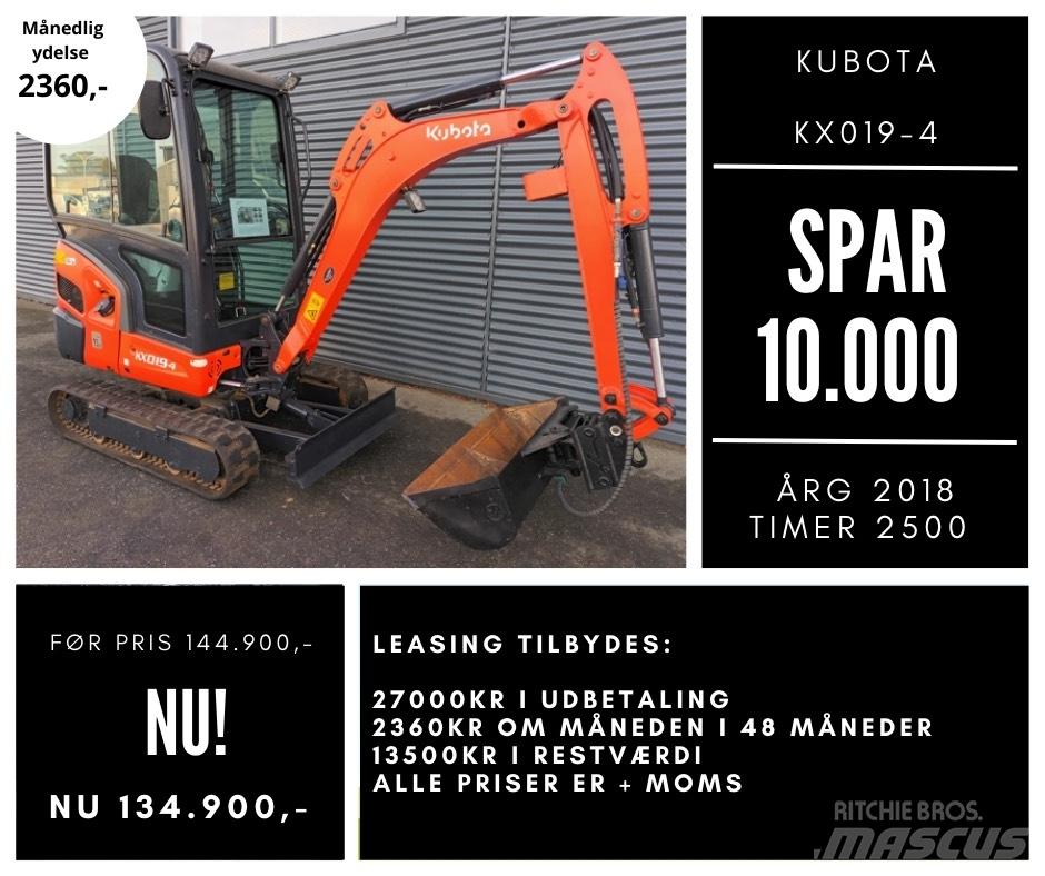 Kubota kx019-4 Miniescavatori