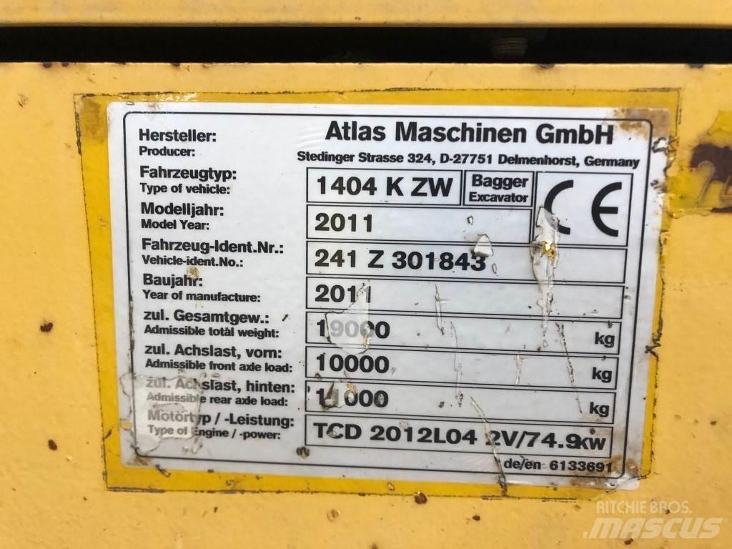 Atlas AB1404K Escavatori gommati