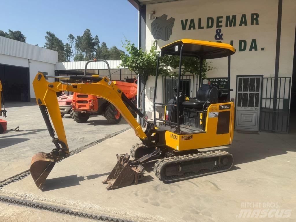 JCB 16 C-1, 740h Miniescavatori