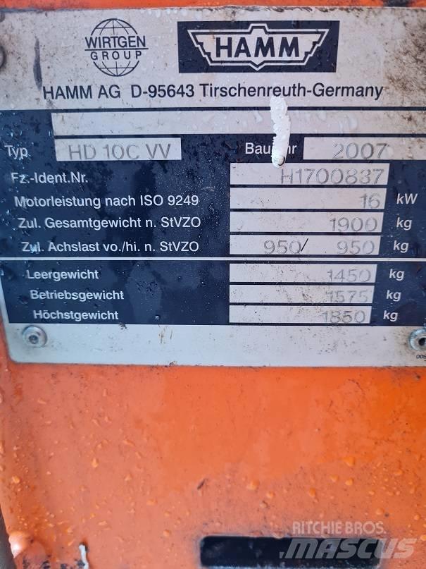 Hamm HD 10 C W Rulli a doppio tamburo