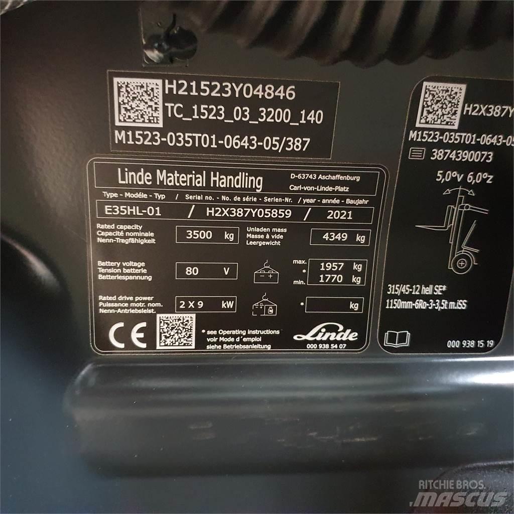 Linde E35HL Carrelli elevatori elettrici