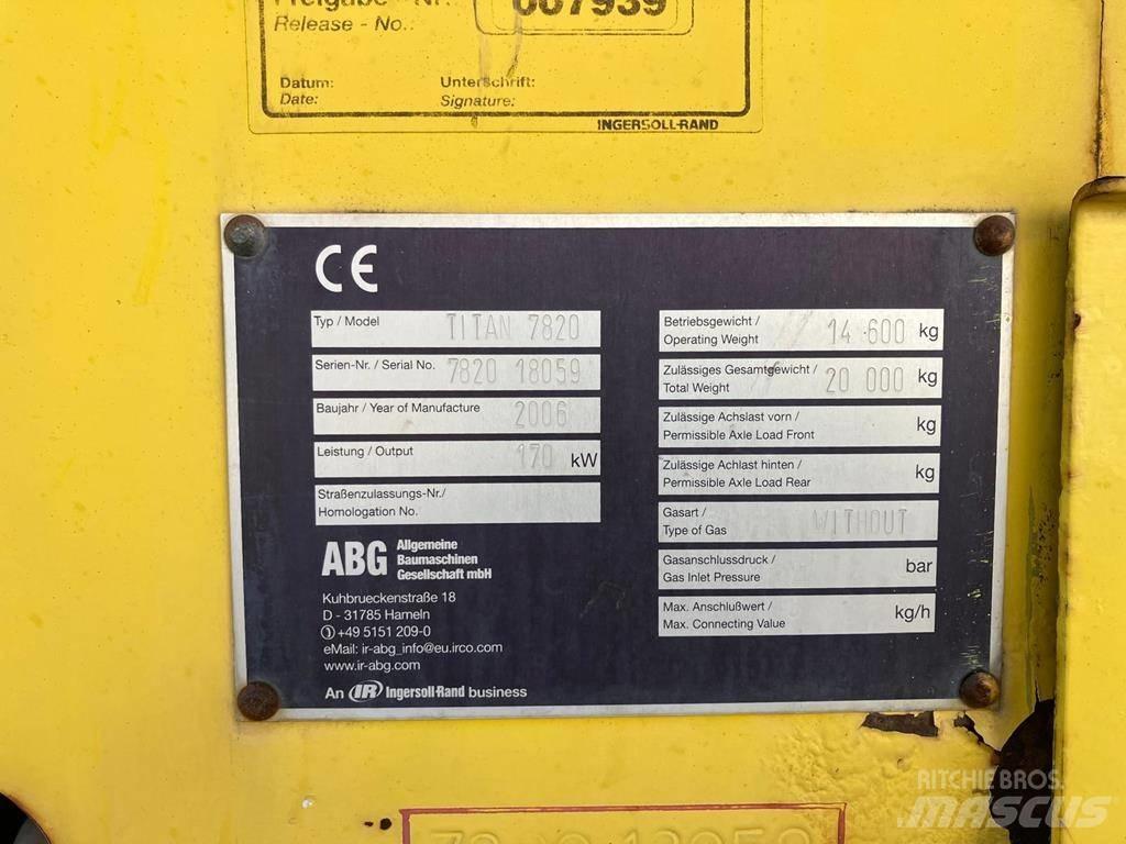 ABG Titan 7820 Finitrici