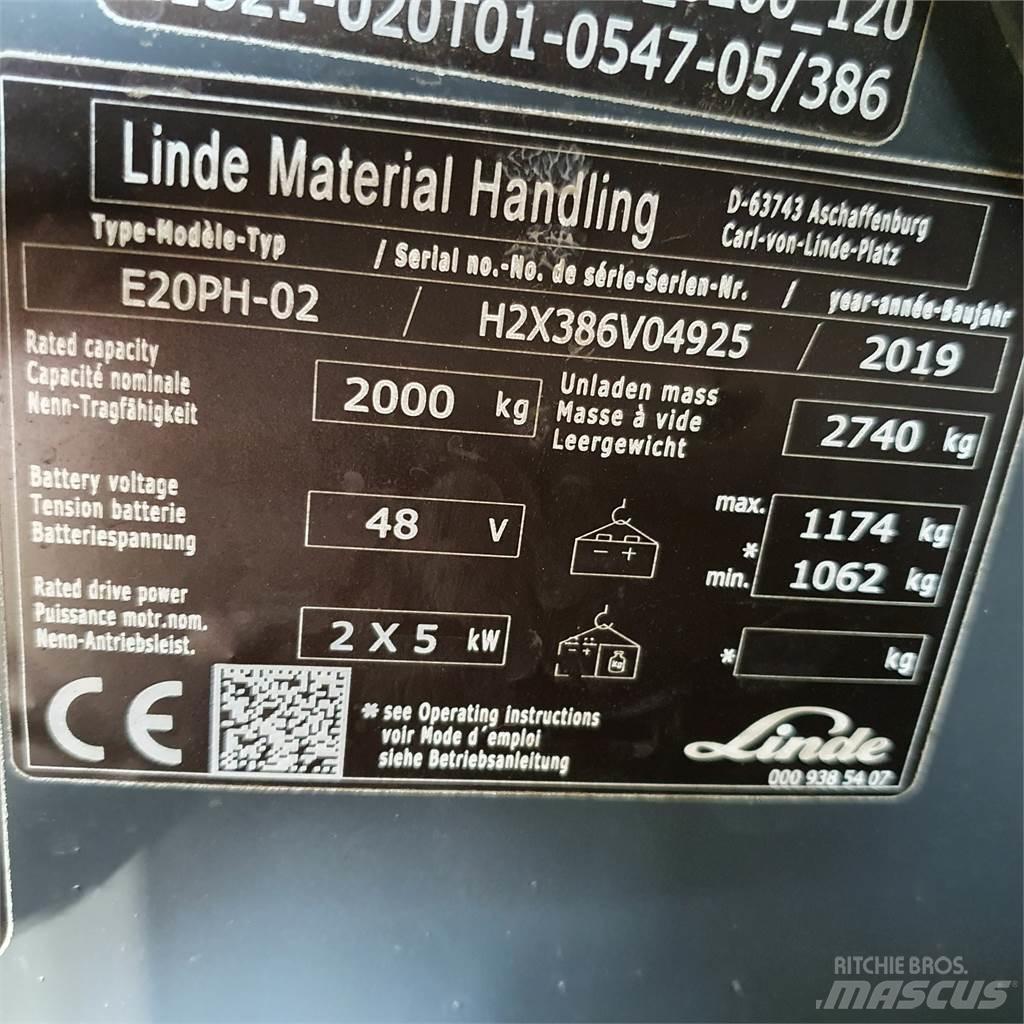 Linde E20PH Carrelli elevatori elettrici