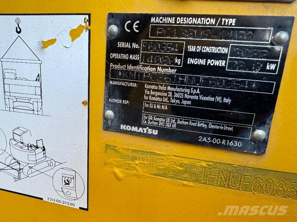 Komatsu PC 138 US-11 Escavatori cingolati