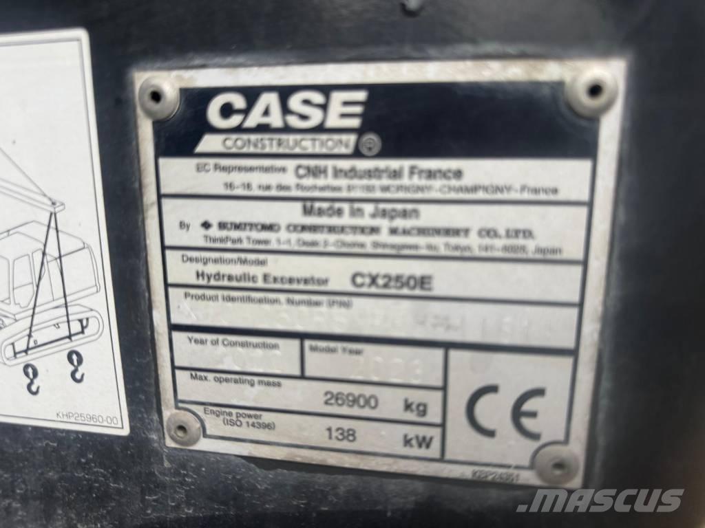 CASE CX 250 E Escavatori cingolati