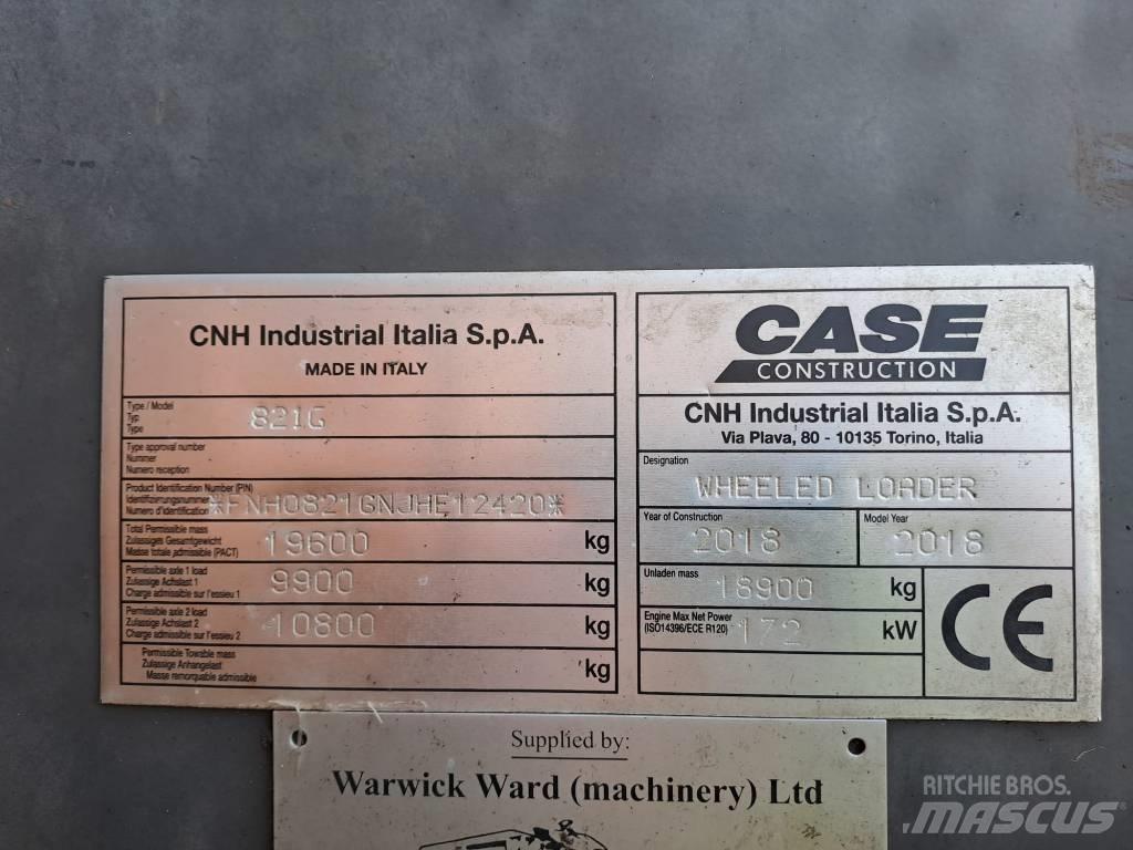 CASE 821GXR Pale gommate