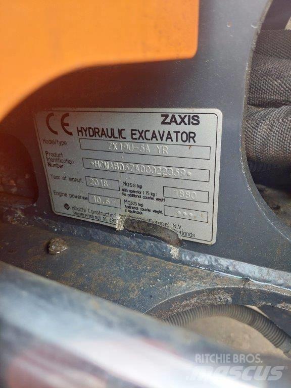 Hitachi ZX 19 U-5 Miniescavatori