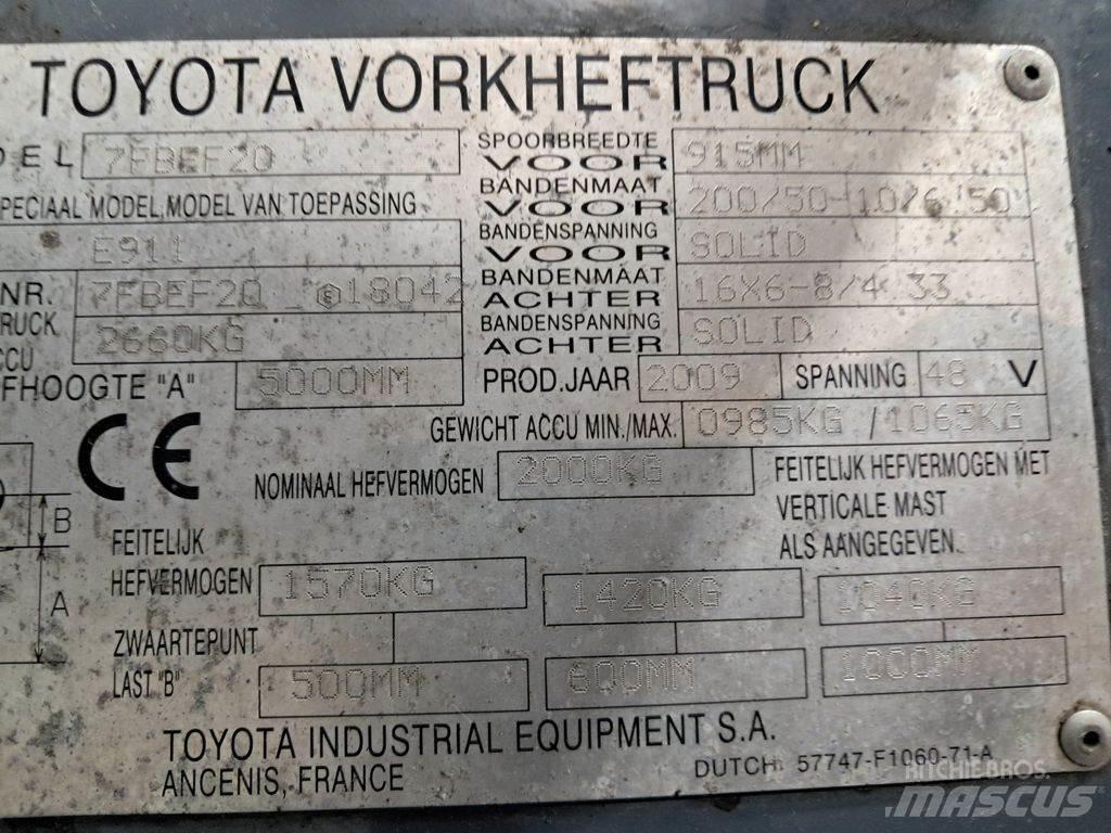 Toyota 7FBEF20 Carrelli elevatori elettrici