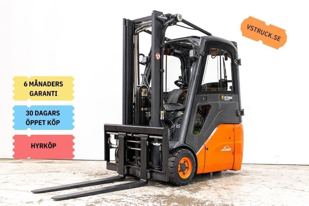 Linde E 16 Carrelli elevatori elettrici