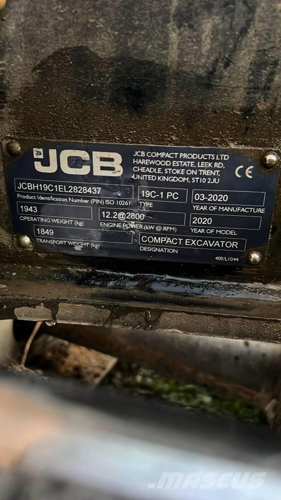 JCB 19 C-1 Miniescavatori