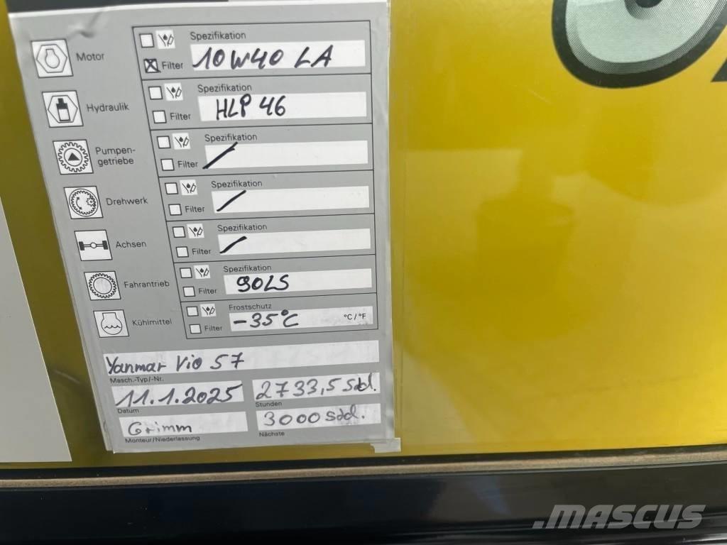Yanmar Vio 57 - 6A Miniescavatori