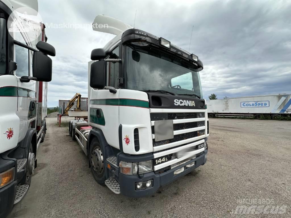 Scania R 124 LB Camion portacontainer
