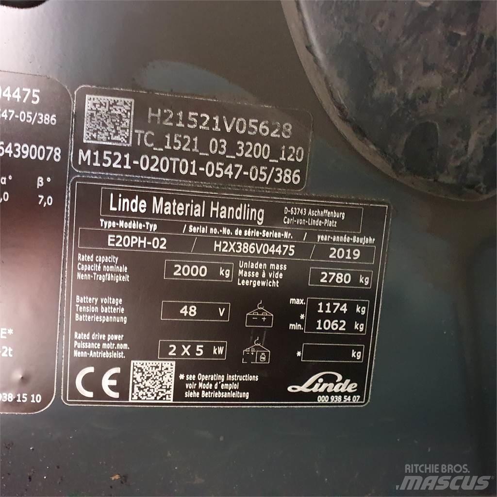 Linde E20PH Carrelli elevatori elettrici