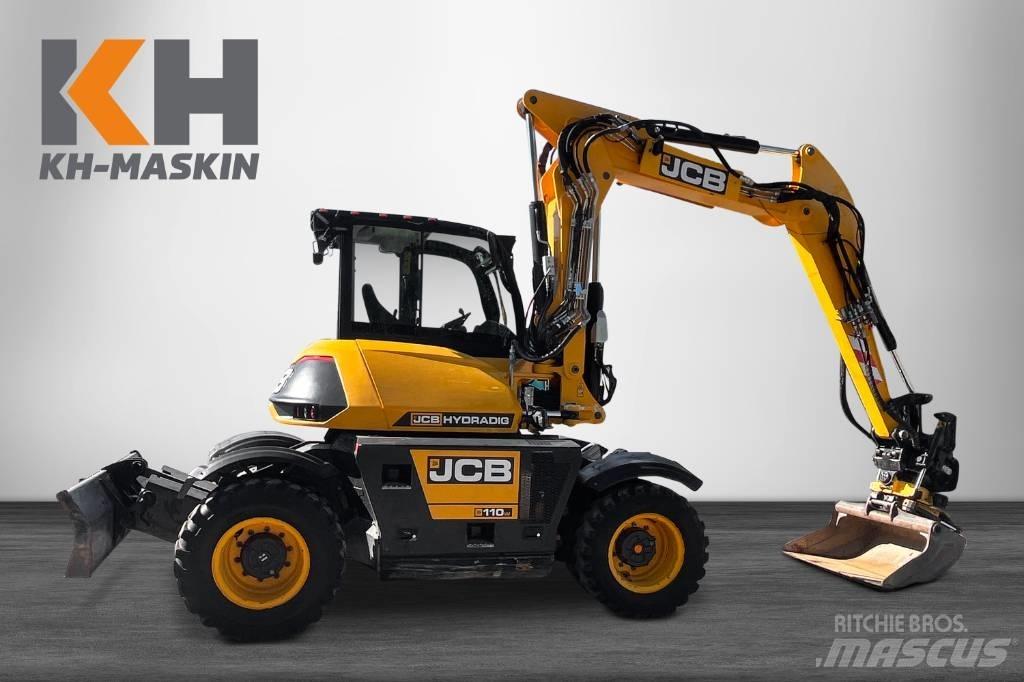 JCB 110 W Hydradig Escavatori gommati