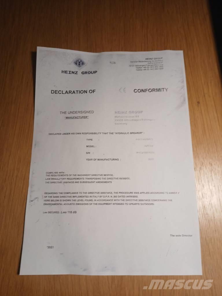 Mustang HM1900 Martelli - frantumatori