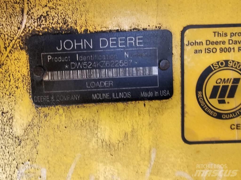 John Deere 524 K Pale gommate