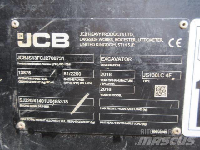JCB JS130LC Plus+ Escavatori cingolati