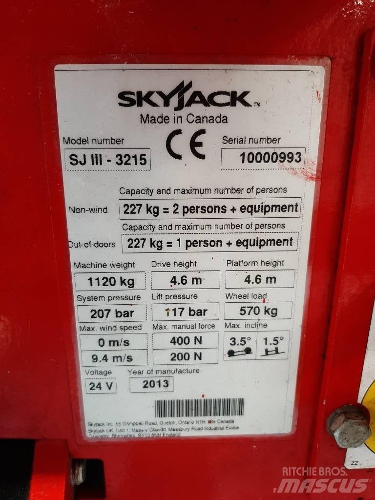 SkyJack SJIII 3215 Piattaforme a pantografo