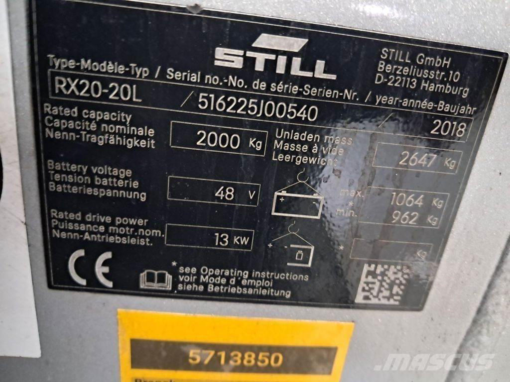 Still RX20-20L Carrelli elevatori elettrici