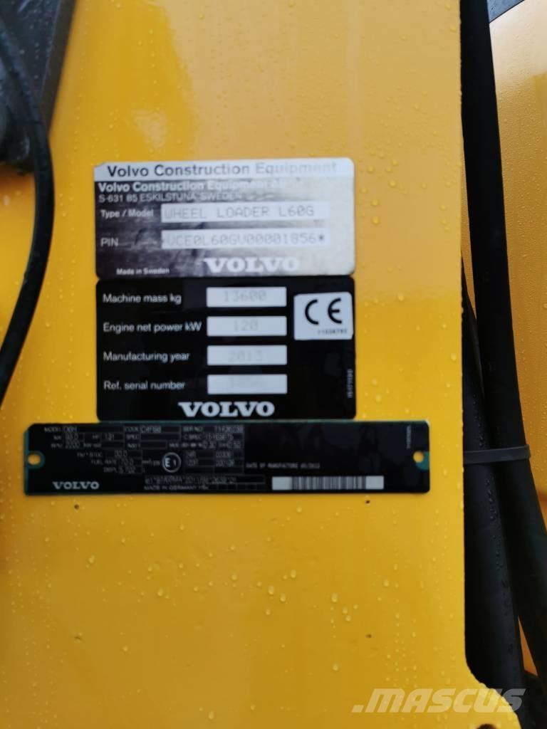 Volvo L60G Pale gommate