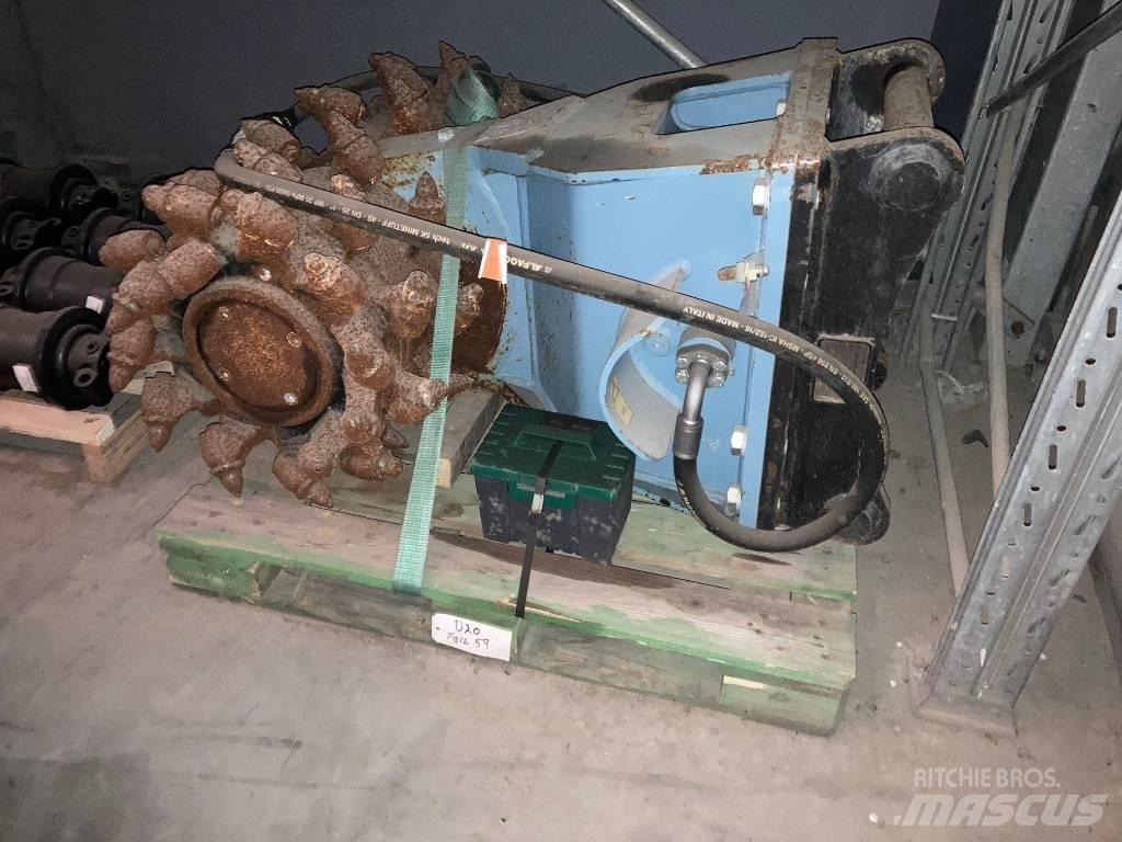 Rockwheel D20-G-ROG Fresa a freddo per asfalto