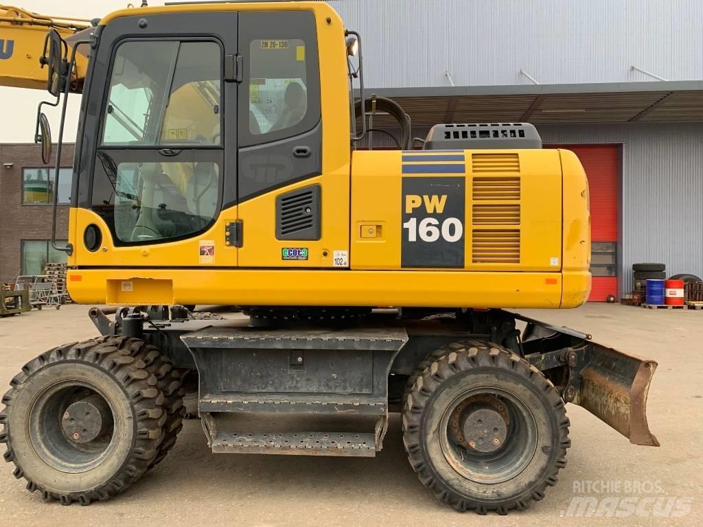Komatsu PW 160 Escavatori gommati