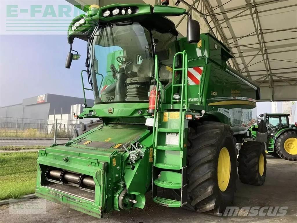 John Deere t670 Mietitrebbiatrici