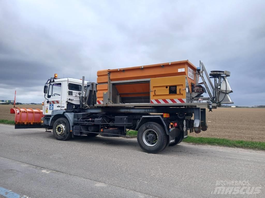 MAN FE 310 Camion con gancio di sollevamento