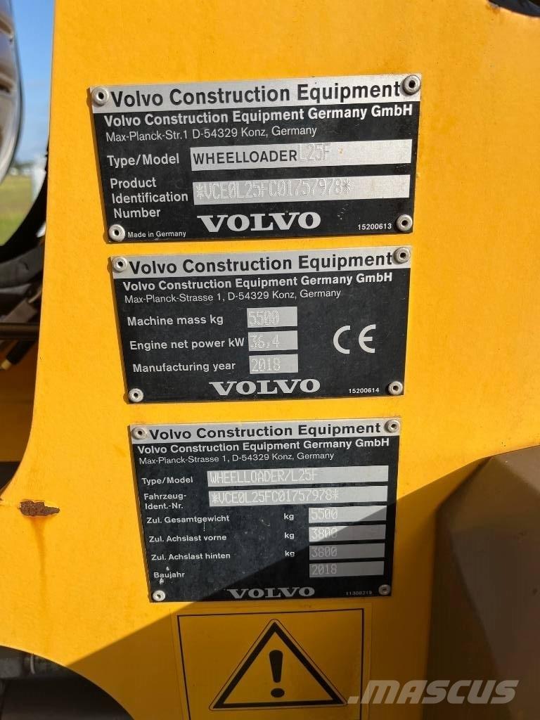 Volvo L 25 F Pale gommate