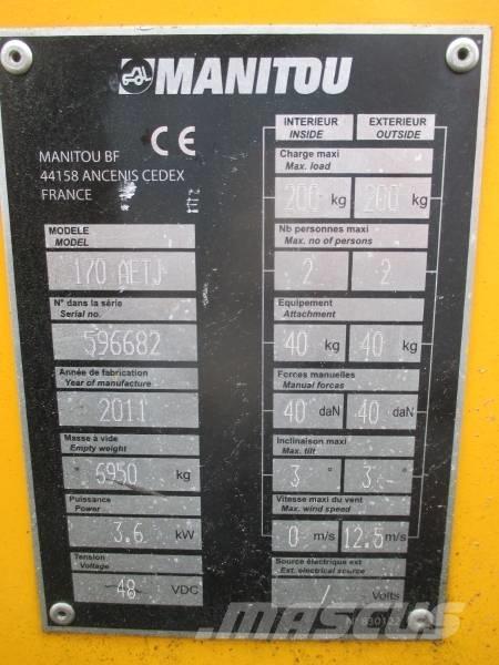 Manitou 170AETJ Piattaforme a braccio articolato