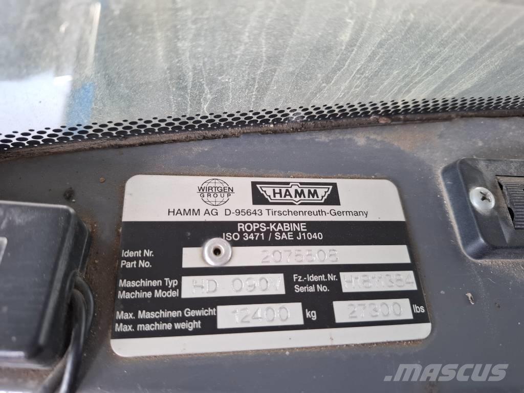 Hamm HD 92V Altri rulli