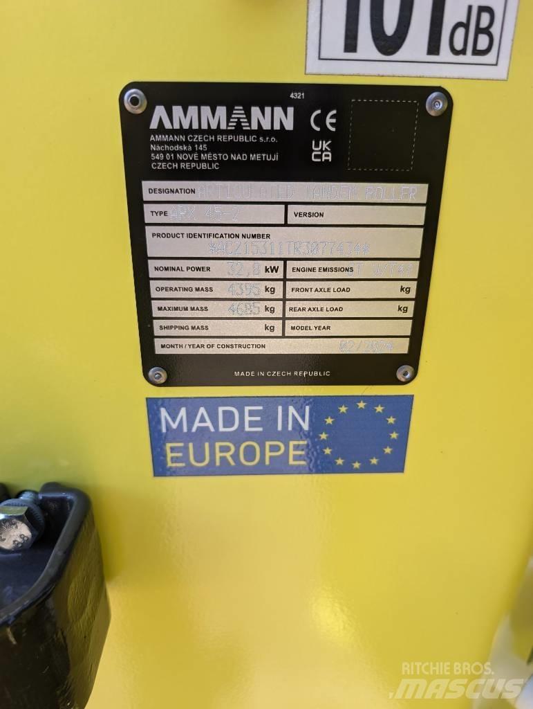 Ammann ARX45-2 Rulli a doppio tamburo