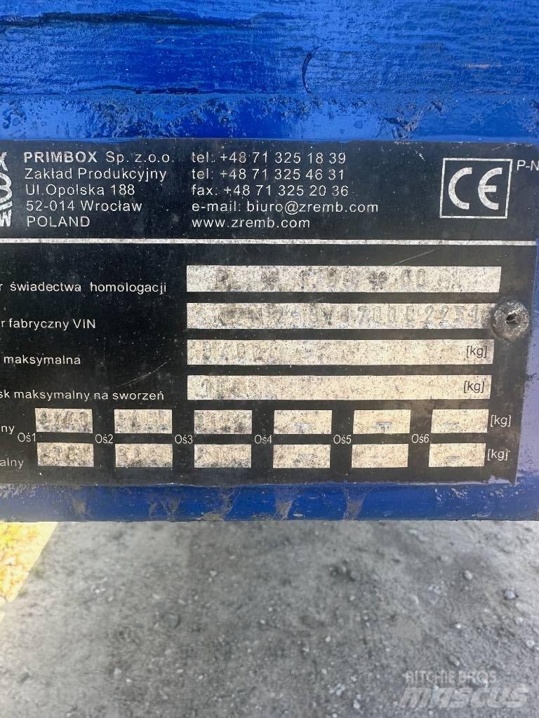 Zremb N263 Rimorchi con sponde ribaltabili
